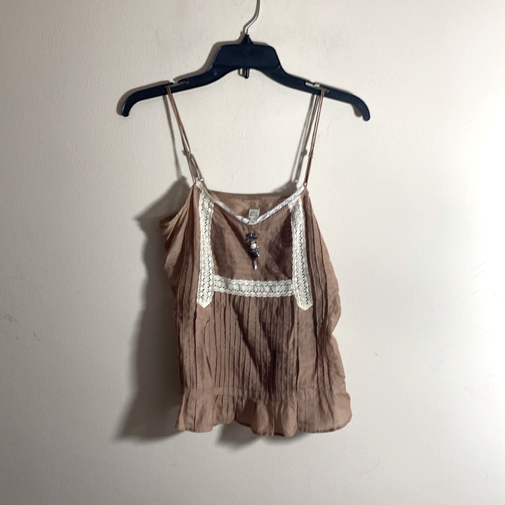 Vintage Brown Future Paradise Camisole Top